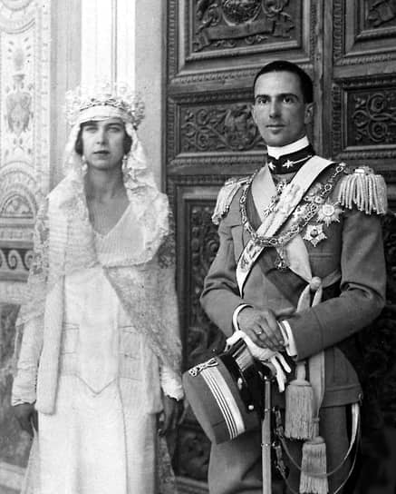 Последний король Италии Умберто II с женой принцессой Марией Жозе Бельгийской