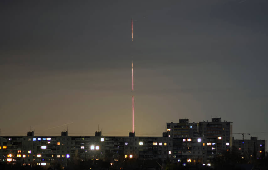 Запуск ракеты из Белгородской области
