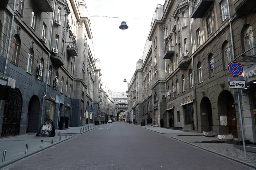 Пустые улицы Киева 25 февраля