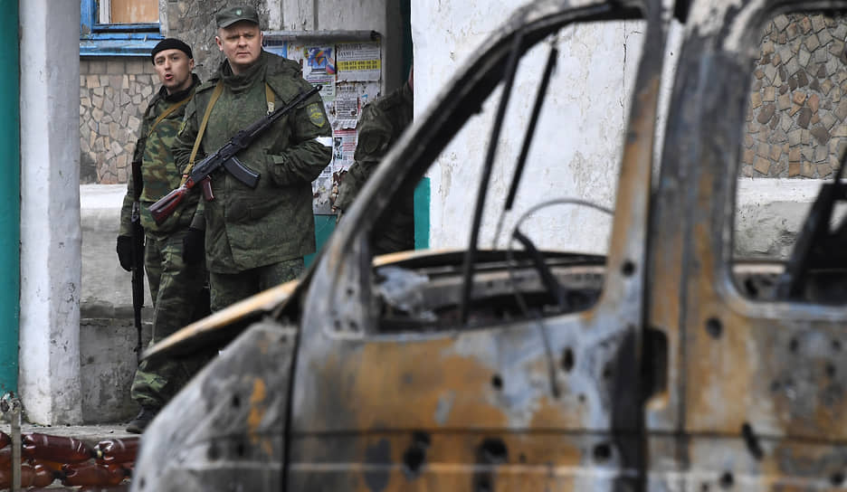 Военнослужащие ДНР патрулируют город