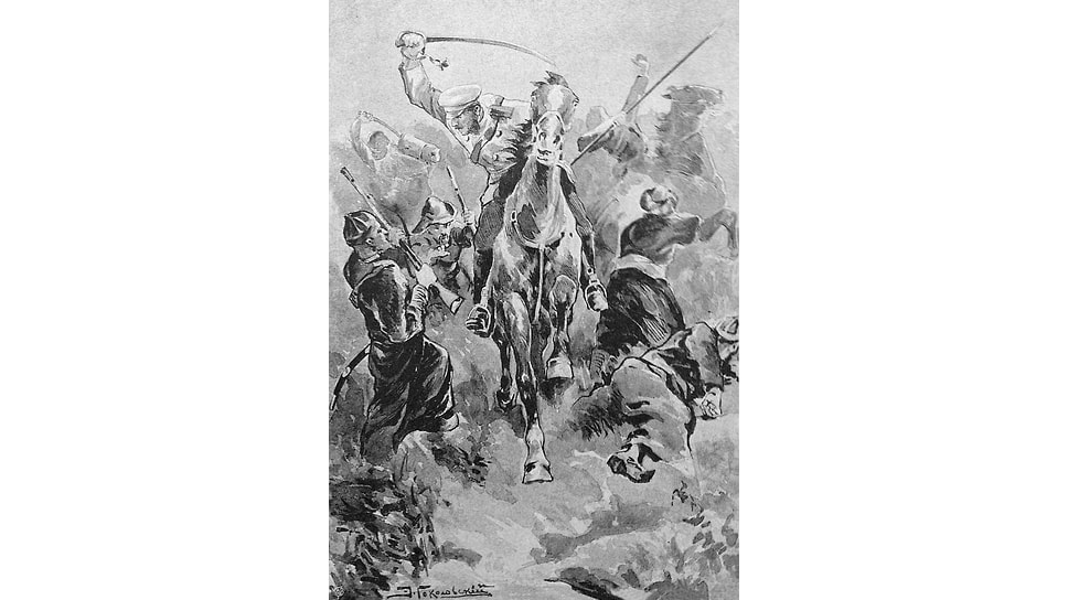 «Начальник кавалерии, флигель-адъютант Вашего Величества полковник Скобелев, довершил поражение коканцев»