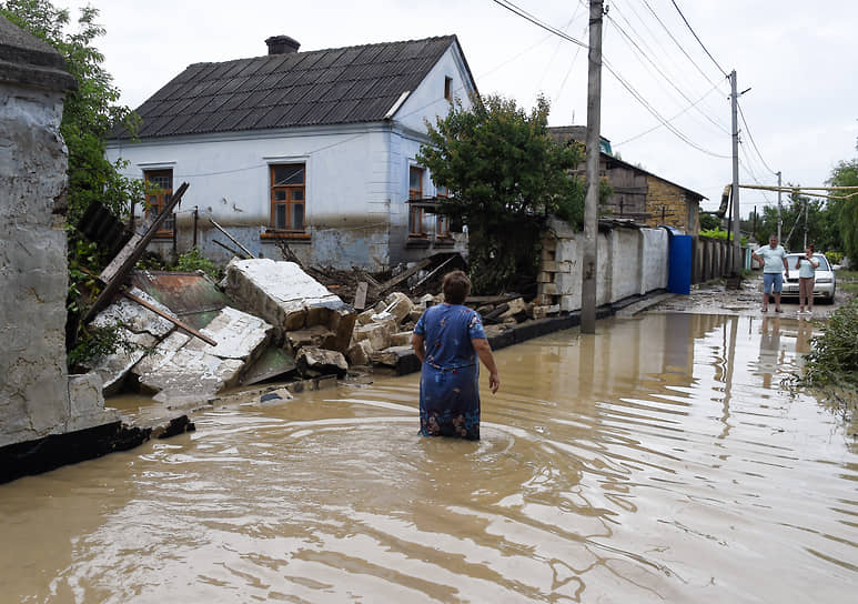 Затопленные улицы Белогорска