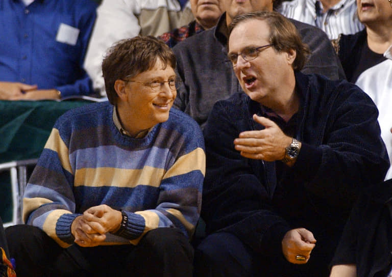 Билл Гейтс (слева) и Пол Аллен
