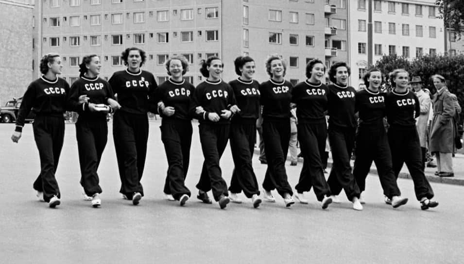 Советские гимнастки на Олимпийских играх в Хельсинки