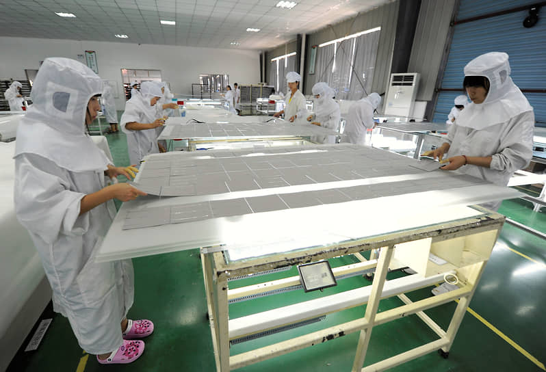 Хэфэй, провинция Аньхой. Производство солнечных батарей 