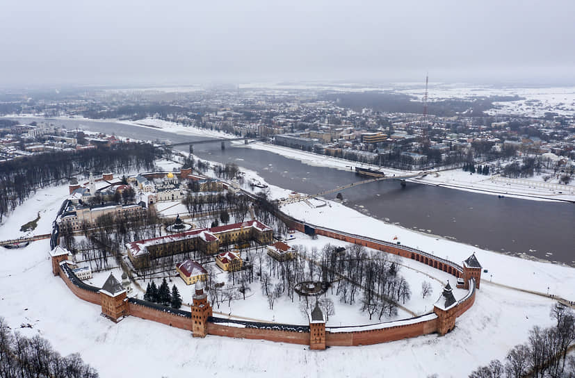 Виды Великого Новгорода. Новгородский кремль