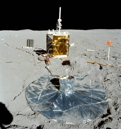Прибор для пассивного сейсмического исследования, используемый экипажем «Аполлона-16» 