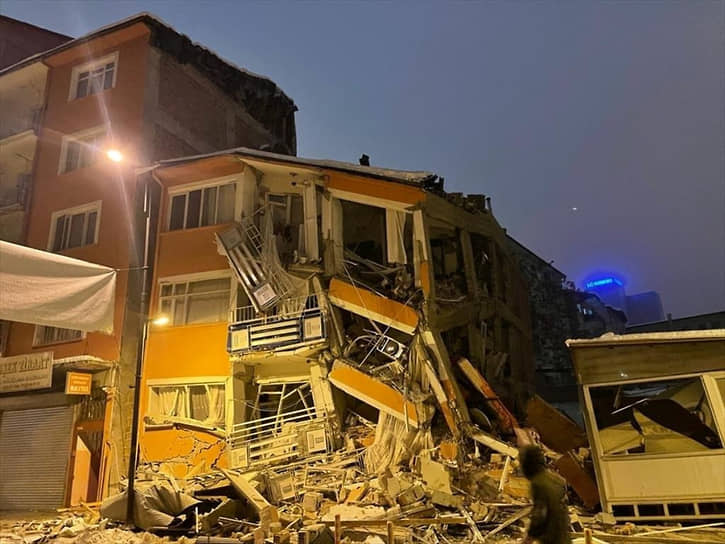 Последствия землетрясения в Малатье (Турция)