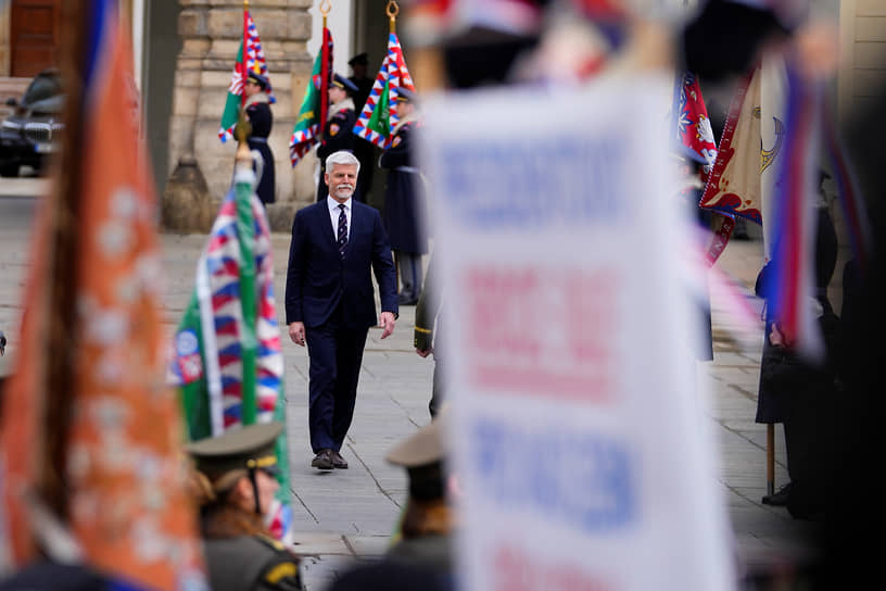 Прага. Новоизбранный президент Чехии Петр Павел после церемонии инаугурации