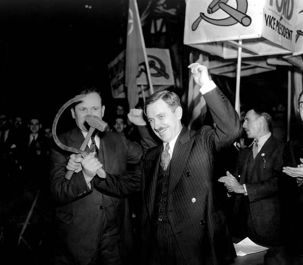 Эрл Браудер дважды (в 1936 и в 1940 году) выдвигался кандидатом в президенты от Коммунистической партии США, получив соответственно 0,17% и 0,1% голосов избирателей