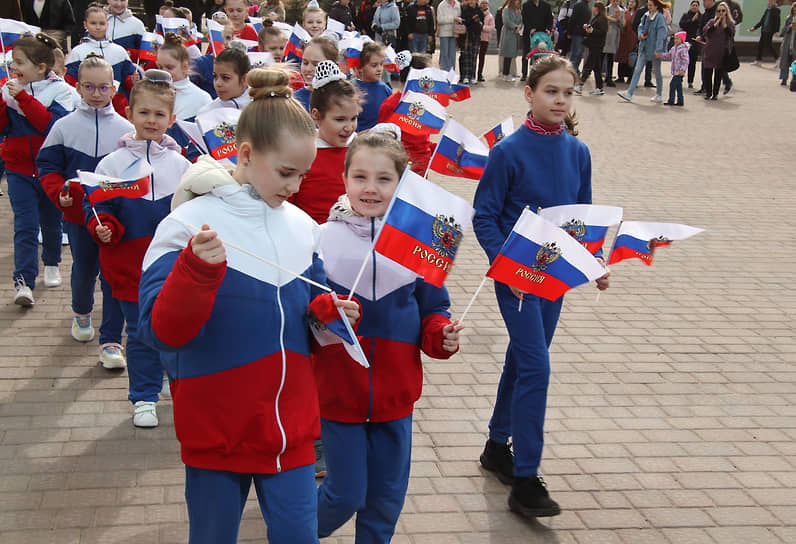 Дети на акции в Ростове-на-Дону