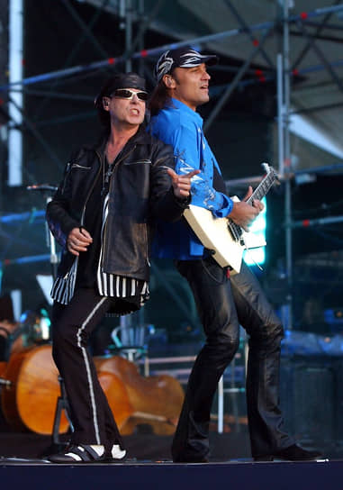 Перед концертом музыканты Scorpions признались журналистам, что всегда мечтали выступить на Красной площади
