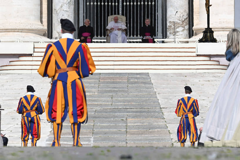 Ватикан. Еженедельная общая аудиенция папы римского Франциска