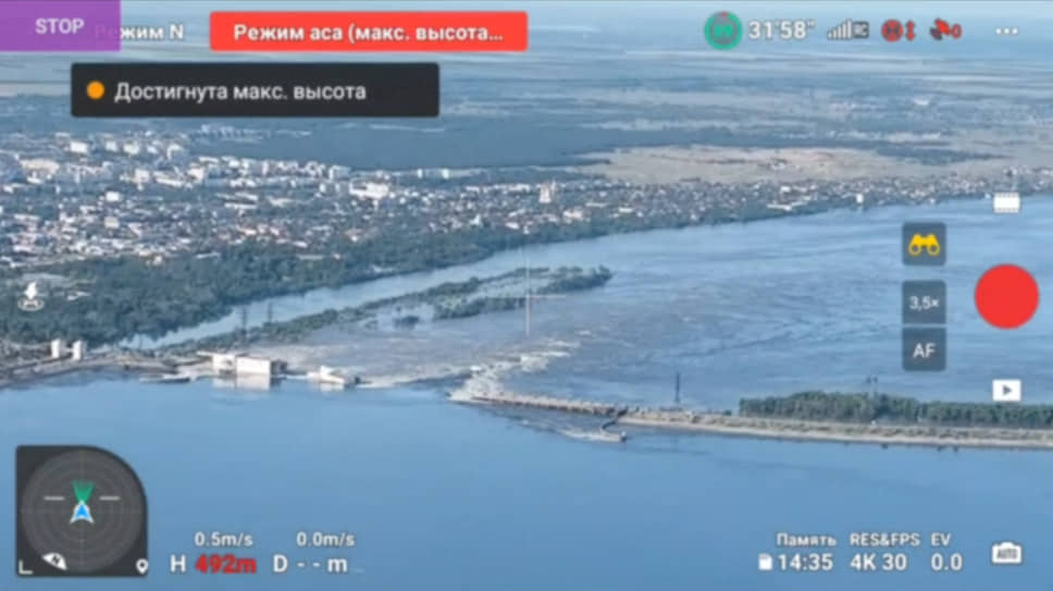 Село Корсунка в Херсонской области полностью ушло под воду из-за неконтролируемого сброса воды из Каховского водохранилища