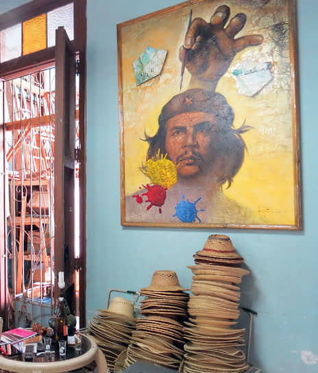 Магазин соломенных шляп на Кубе 