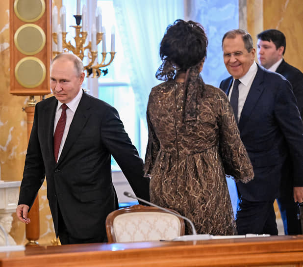 Африканские лидеры вызывали живое участие российских
