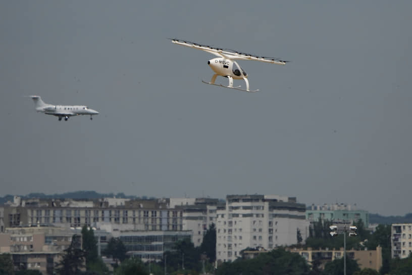 Демонстрационный полет мультикоптера Volocopter 2X