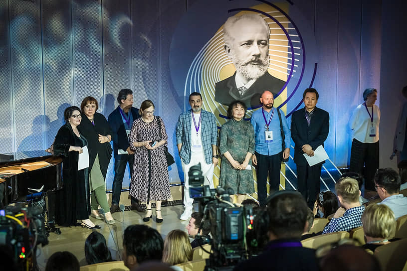 Объявление результатов первого тура конкурса Чайковского 