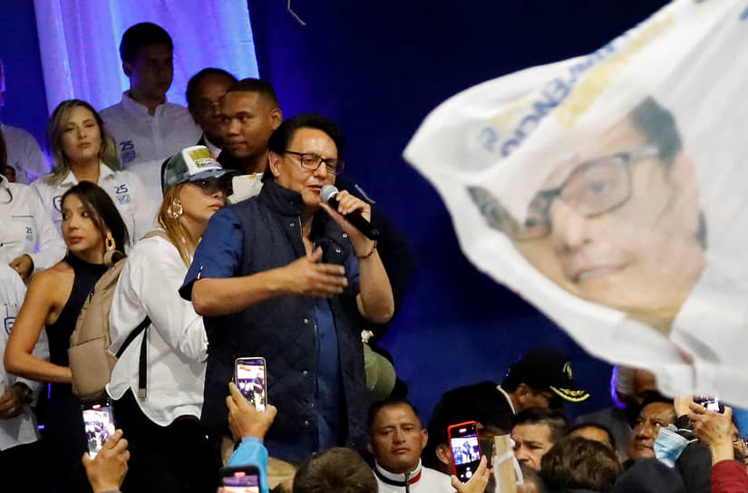 Кандидат в президенты Эквадора Фернандо Вильявисенсьо, которого убили на предвыборном митинге 