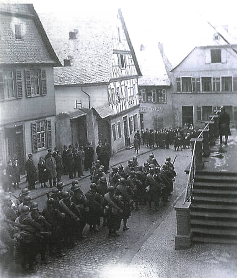 Французские войска в Лорхе. Февраль 1923 года