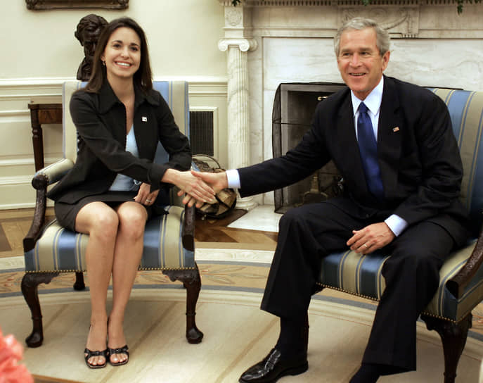 После встречи с 41-ым президентом США Джорджем Бушем-младшим на Марию Корину Мачадо на родине обрушилась волна критики