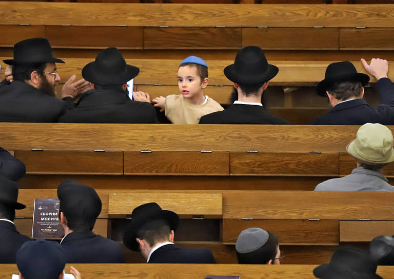 Всеобщая молитва за Израиль в Большой хоральной синагоге Санкт-Петербурга