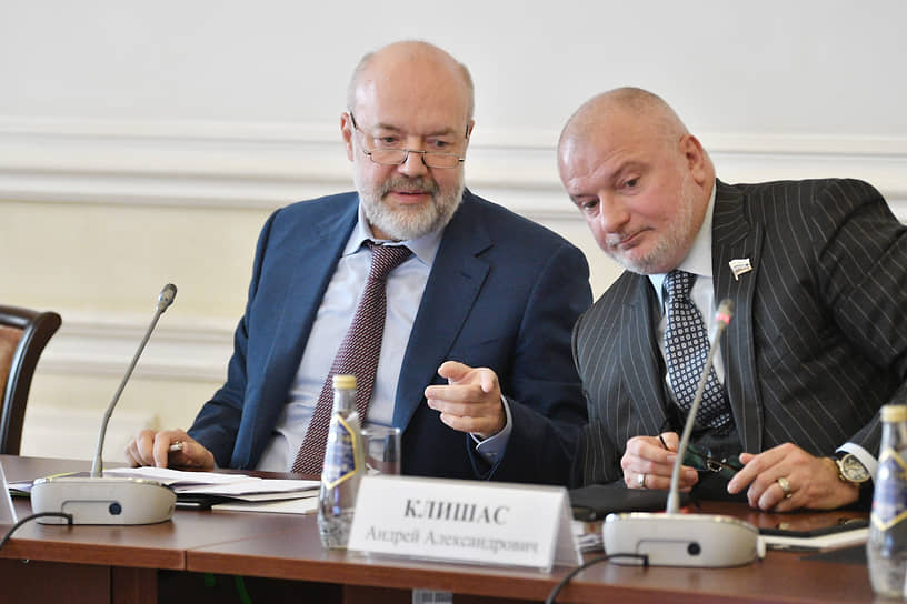 Павел Крашенинников (слева) и Андрей Клишас совместно работают над всеми ключевыми законопроектами