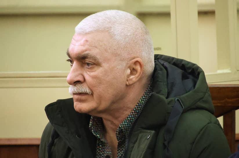 Бывший судья Краснодарского краевого суда Юрий Захарчевский во время судебного заседания (19 февраля 2024 года)