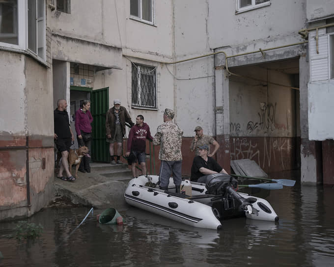 Украина, «Каховская плотина: наводнение в зоне боевых действий», фотограф Йоханна Мария Фриц