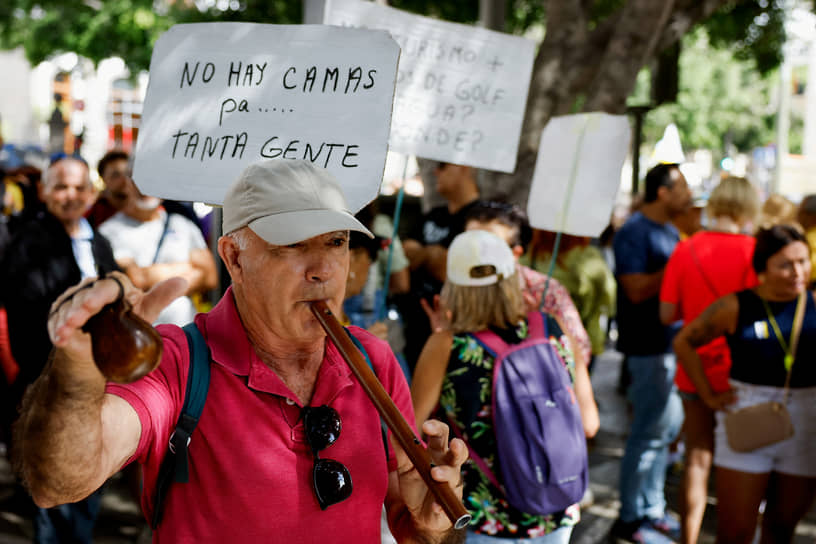 Поддержать протесты на Канарских островах призвали около 20 организаций и ассоциаций