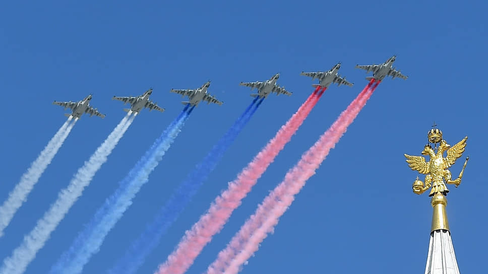 В Москве провели репетицию воздушной части парада Победы