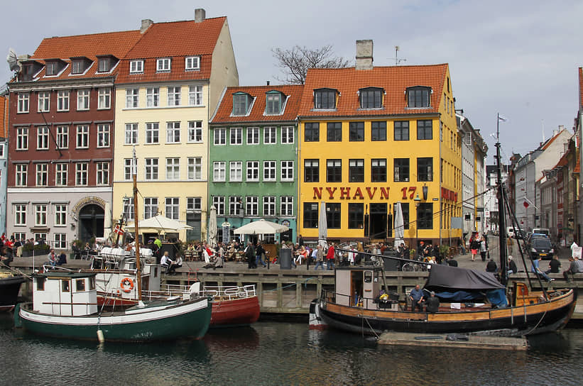 Район Нюхавн (Новая Гавань) в датском Копенгагене