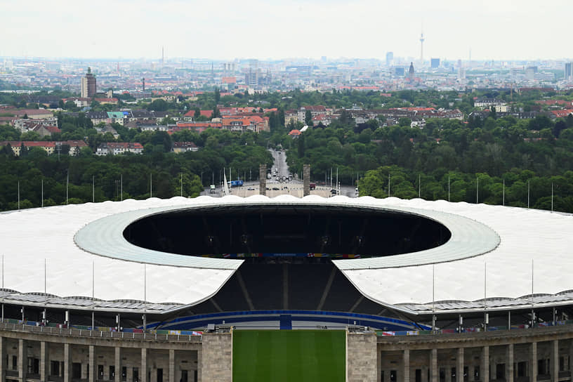 Вид на берлинский стадион