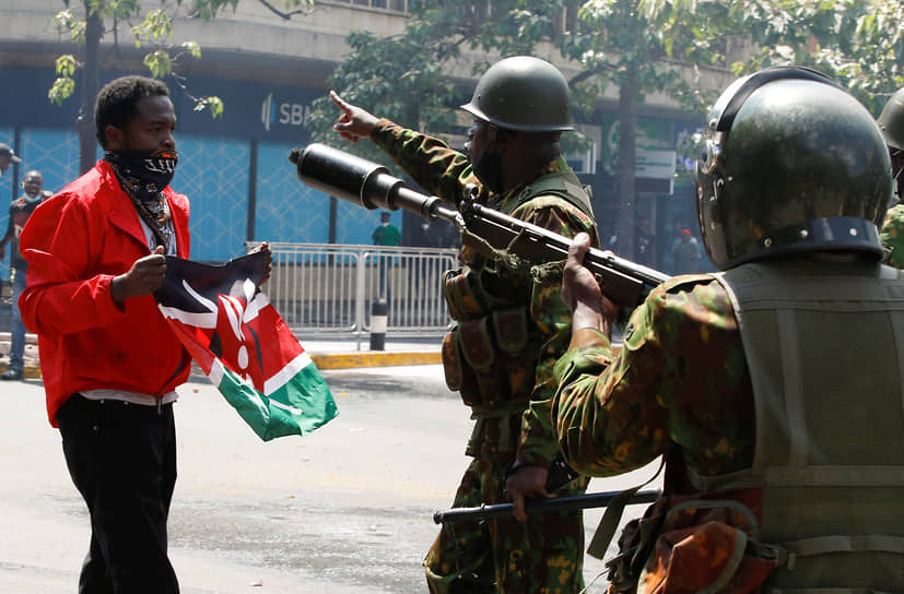 Для подавления протестов в Кении задействовали армию