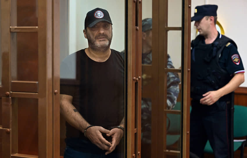 Обвиняемый Тигран Варданян во время заседания суда