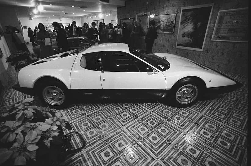 Ferrari Berlinetta Boxer на автосалоне в Нью-Йорке 16 декабря 1976 года