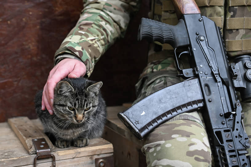 Военнослужащий 1430-го гвардейского мотострелкового полка ВС РФ на Запорожском направлении