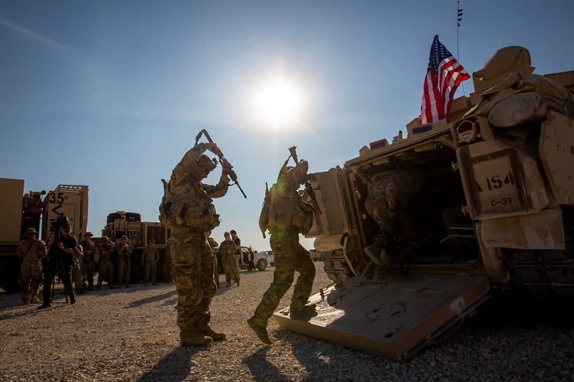 Американские военные в Сирии, ноябрь 2019 года