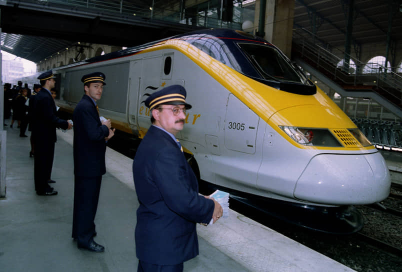 Скоростной поезд Eurostar стал символом тоннеля под Ла-Маншем