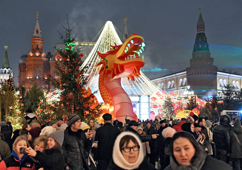 Участники фестиваля «Китайский Новый год в Москве»