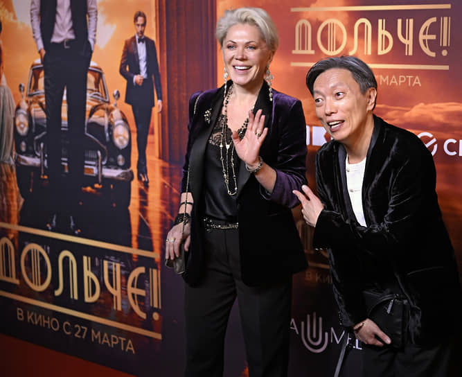 Фэшн-блогер, создатель бренда ALEXINSTYLE Алекс Ондар на премьере фильма «Дольче!»