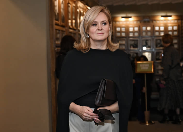 Актриса Анна Михалкова на церемонии награждения лауреатов «Премии Художественного театра»