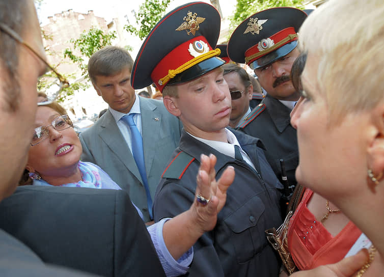 На открытии «Дома предпринимателей» в Санкт-Петербурге, 2009 год