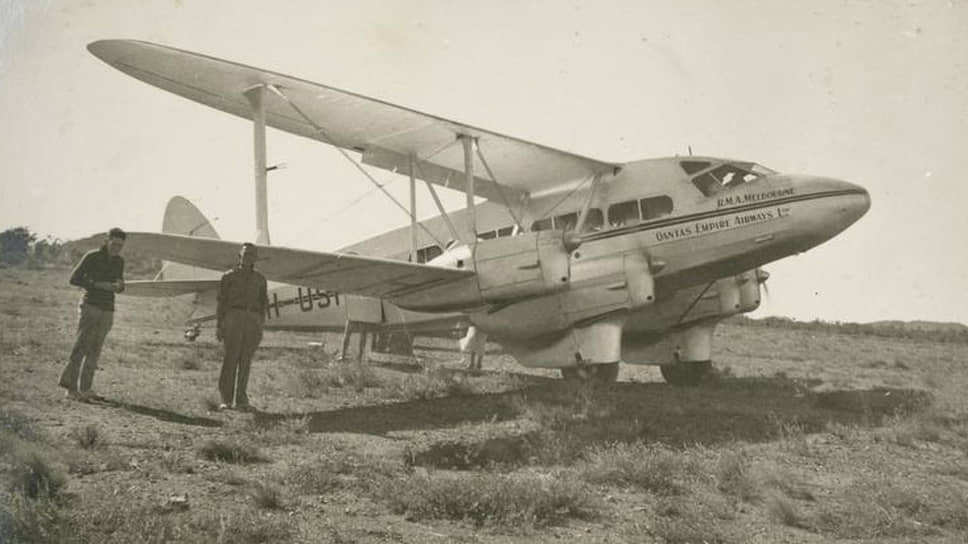 Сначала на «кенгурином маршруте» работали четырехмоторные De Havilland 86
