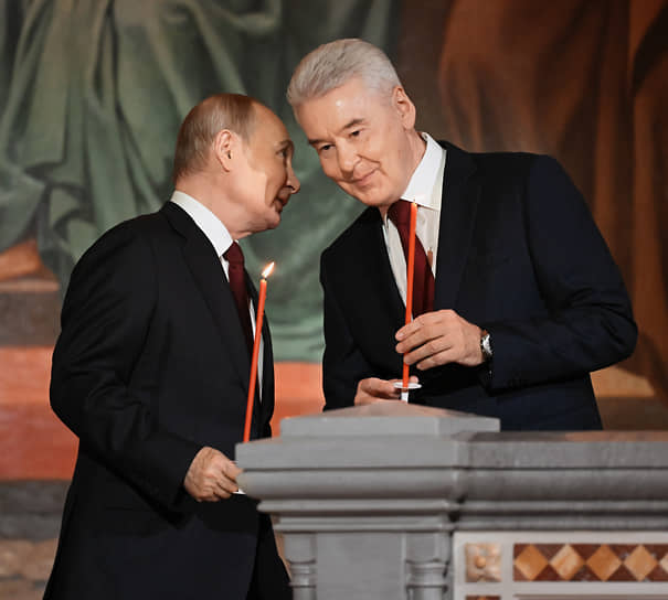 Владимир Путин и Сергей Собянин не умолкали ни на минуту