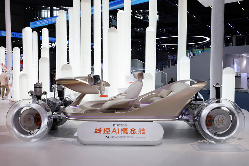 Электромобиль на базе искусственного интеллекта на стенде IM Motors