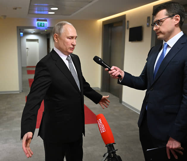 Владимир Путин и Павел Зарубин