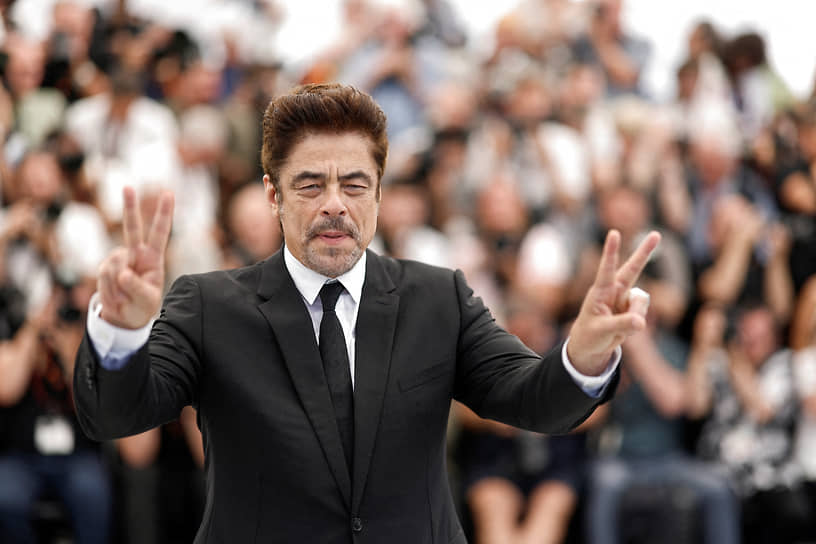 Актер Бенисио Дель Торо на премьере фильма «Финикийская схема»