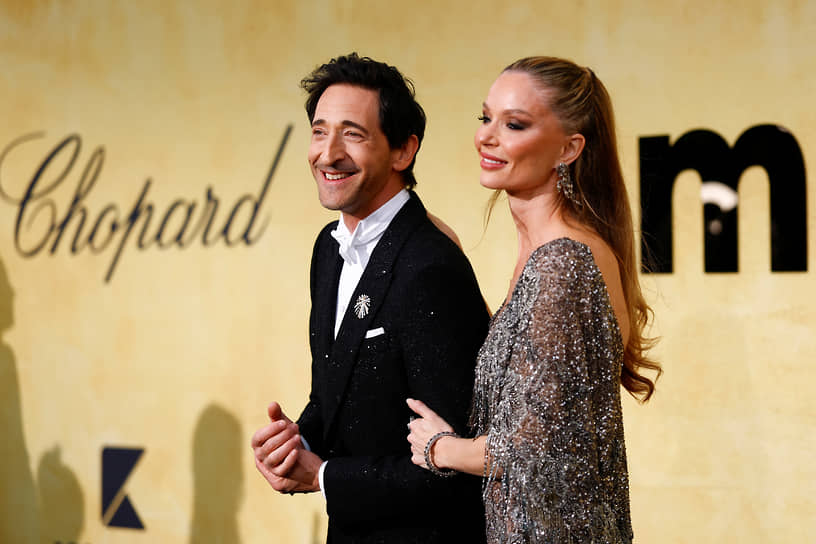 Актер Эдриан Броуди и модельер Джорджина Чапман