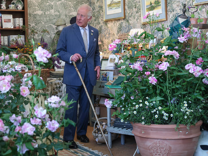 Король Великобритании Чарльз посещает фестиваль Chelsea Flower Show 